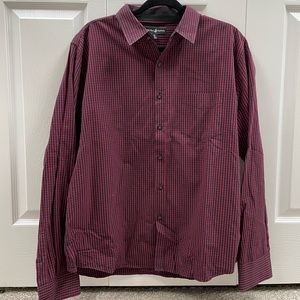 Red Plaid Button Down Shirt